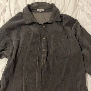 Corduroy button up